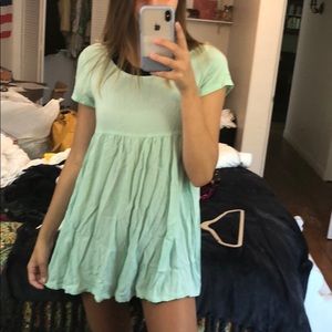 American apparel teal dress